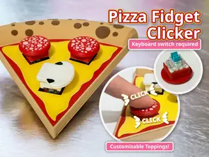 Pizza Fidget Clicker - Keyboard Switch Fidget