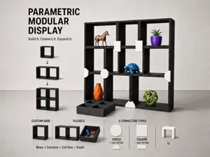 Parametric Modular Grid Display