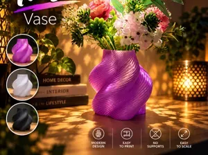 Modern Twist Vase