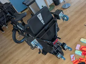 Tern HSD + Captain Chair caster wheel mod