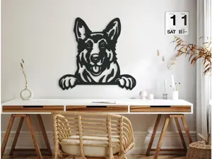 German Shepherd 3D Wall Sticker