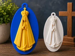 Our Lady of Aparecida Medal – Religious Pendant
