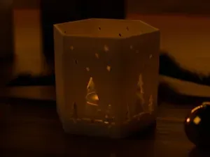 Winter Forest Lantern – Tree Cut-outs No Supports