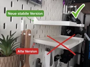 IKEA Skadis XXL Shelf - reinforced/no sagging