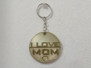PORTACHIAVI FESTA DELLA MAMMA "I LOVE MOM"