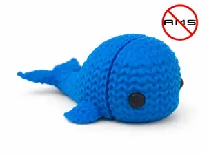 Knitted Articulated Whale