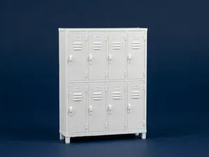 1:12 Scale Dollhouse School Lockers
