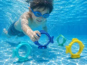プール遊びに最適な沈むおもちゃ