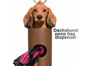 Dachshund - Dog Poop Bag Dispenser Holder