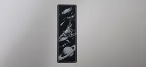 Cosmic Whale Saturn Space Bookmark