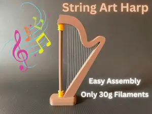 String Art Harp