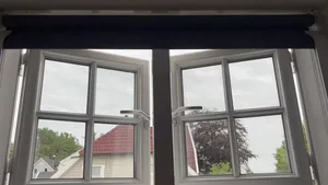 Blackout tracks for roller blinds