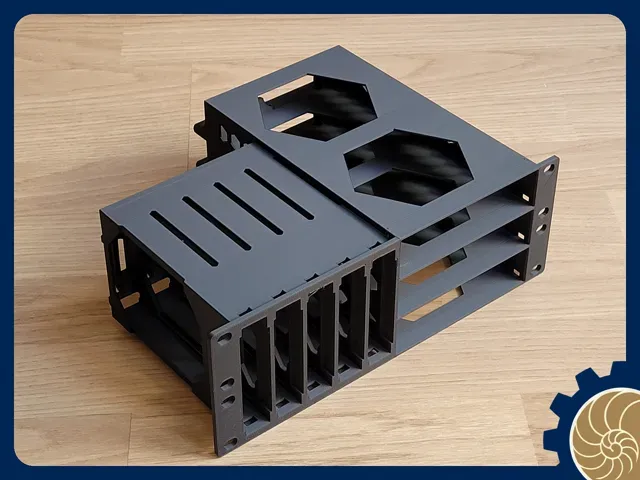 10 inch Rack 2U: 5x 2.5" + 3x 3.5" HDD - HOT SWAP! — Image 4 of 17