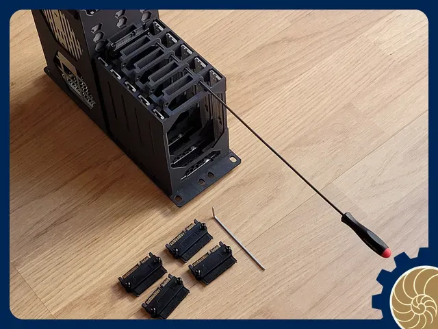 10 inch Rack 2U: 5x 2.5" + 3x 3.5" HDD - HOT SWAP! — Image 10 of 17