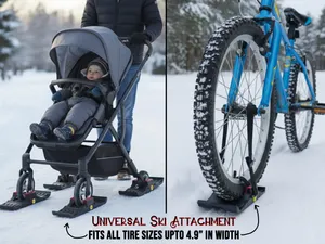 Universal Snow Ski Adapter (For stroller and bike)