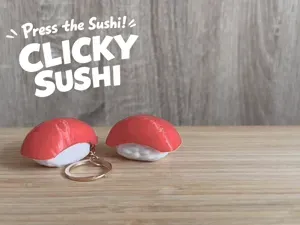 Clicky Sushi – Tuna Nigiri Fidget Toy