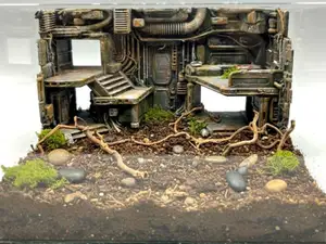 3D-Rückwand ( Space Dock )