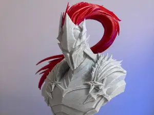Busto di Igris – Fan Art di Solo Leveling