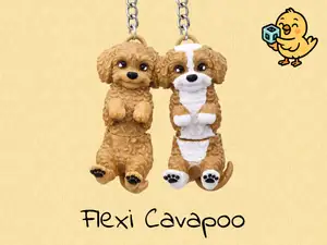 Cavapoo Keychain – Articulated Flexi Dog