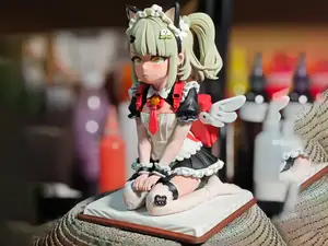 《绝区零》千夏 坐姿 可爱 女仆装 手办 高18cm 已分件 易上色 多色打印 AMS
