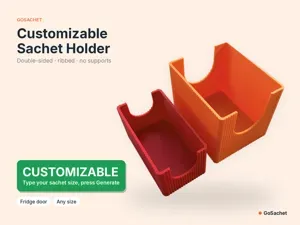 Customizable Sachet Holder – Fridge Door Organizer