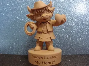 Highland Hugs For Your Heart Collection Cowgirl!
