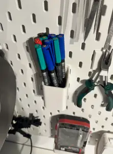 Pen / Tool holder for IKEA Skadis Pegboard