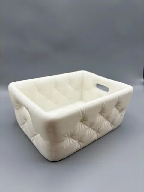 Modern Tufted Bathroom Basket Quilted Organizer — Фото 5 из 5