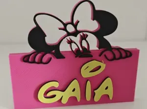 Gaia nome disney da scrivania con minney