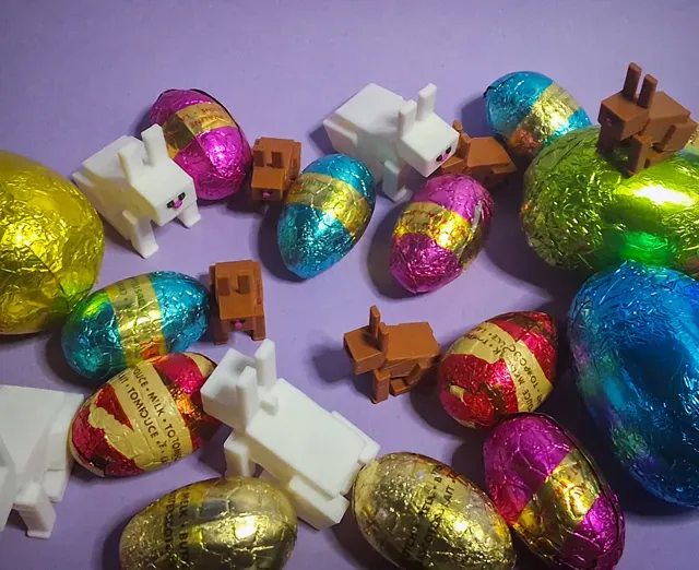 Minecraft Easter bunny — Фото 7 из 11