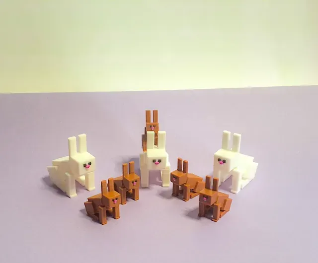 Minecraft Easter bunny — Фото 10 из 11