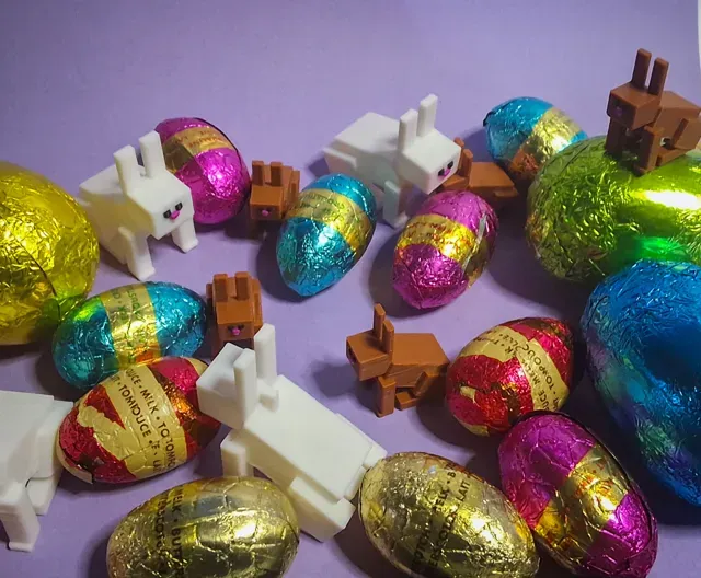 Minecraft Easter bunny — Фото 4 из 11