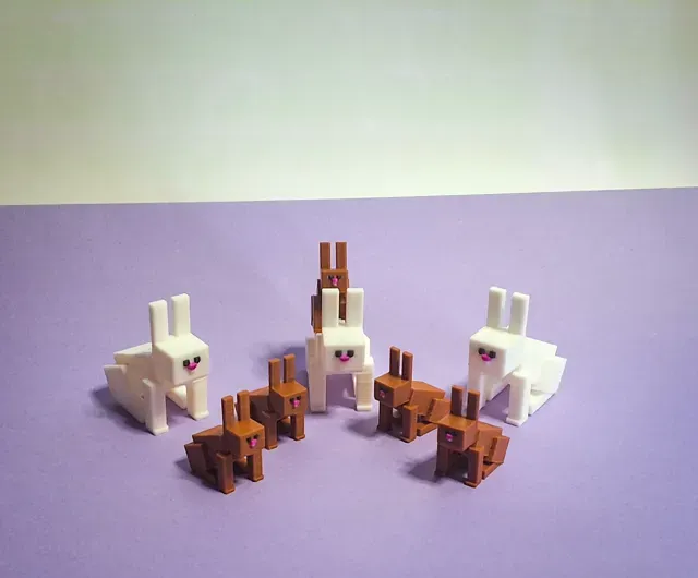 Minecraft Easter bunny — Фото 9 из 11