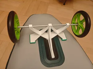 Paddle board (SUP) horozontal trolley