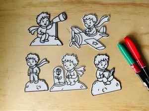 pack de manualidades para colorear El principito