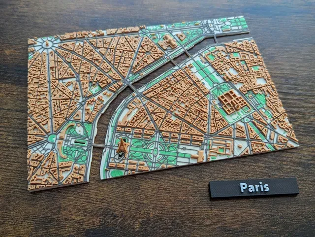 Paris France 3D Miniature v2 — Image 2 of 13