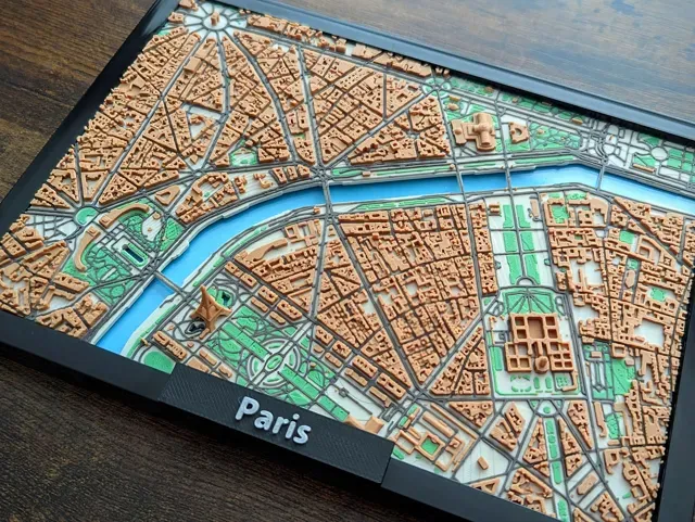 Paris France 3D Miniature v2 — Image 3 of 13