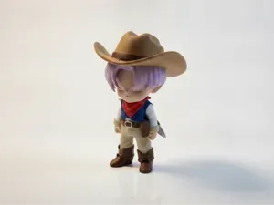 Trunks Cowboy Dragon Ball Chibi Figure