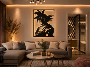 Cadre Décoratif 3D – Son Goku