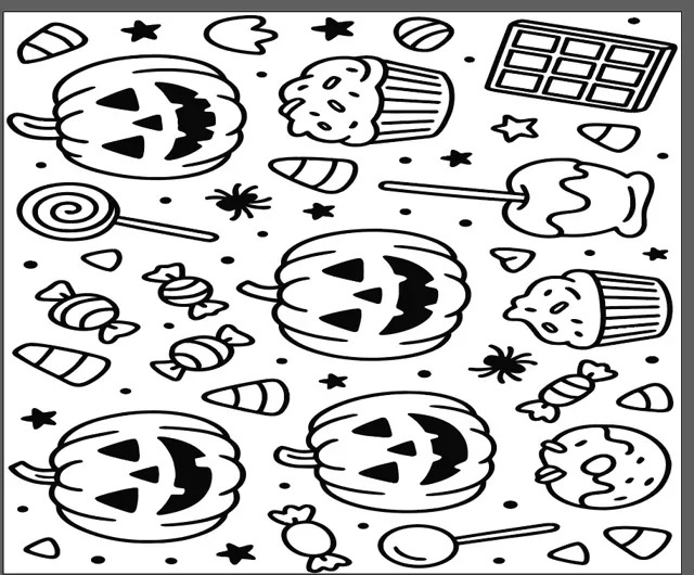 Halloween candy texture roller — Фото 5 из 6