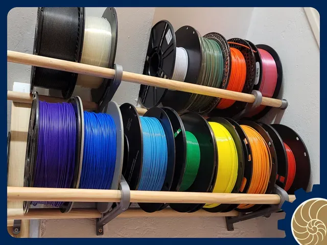 Stackable Filament Spool Shelf system — Image 2 of 9