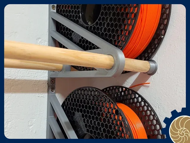 Stackable Filament Spool Shelf system — Image 3 of 9