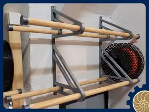 Stackable Filament Spool Shelf system