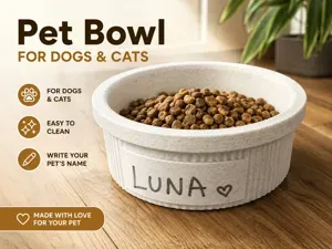 Personalized Pet Bowl – Write Your Pet's Name