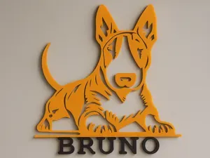 English Bull Terrier with your pet's name