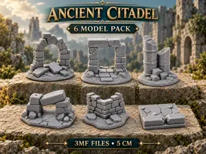 Dirt Base Stone Ruin Terrain