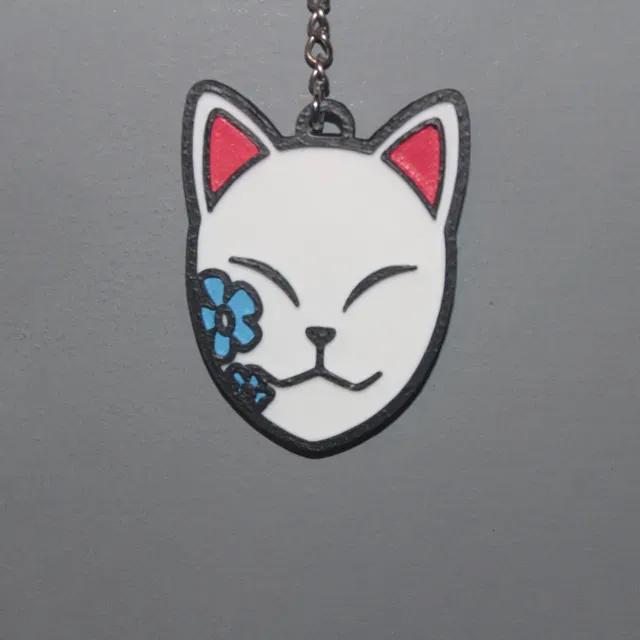 Porte clé Demon Slayer Kitsune mask lot de 5 — Фото 6 из 7