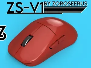 ZS-V1, 3D Printed Vaxee XE Mouse for Logitech G305