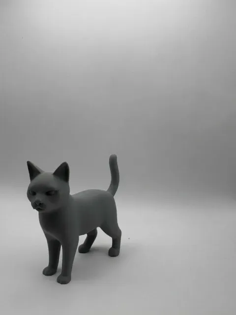 Standing Cat – Minimal Realistic Figurine — Фото 3 из 7