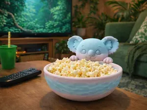 Koala Snack / Popcorn Bowl